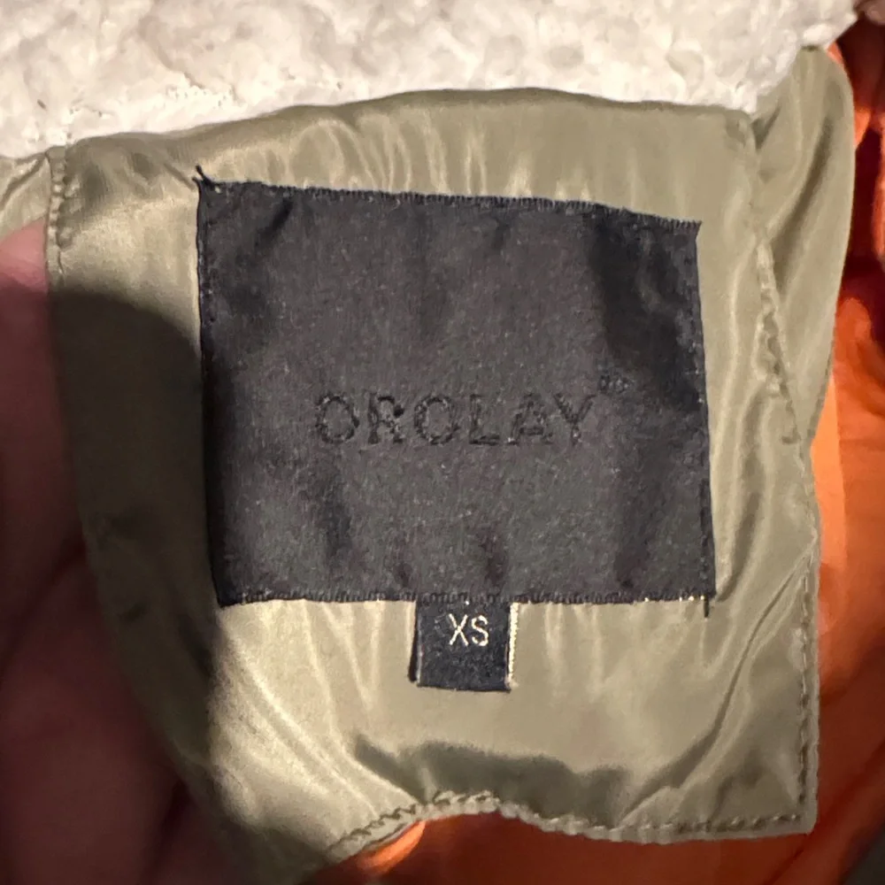 Olive Green‎ Puffer Jacket with Hood oversized